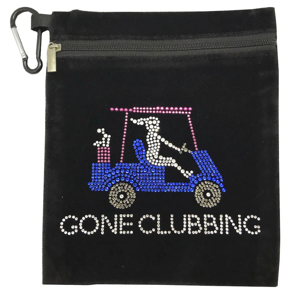 Gone Clubbing Bling Golf Accessory Bag