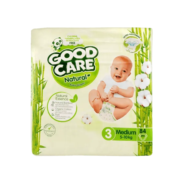 GOOD CARE BABY DIAPER MEDIUM SIZE 3 - 84PCS