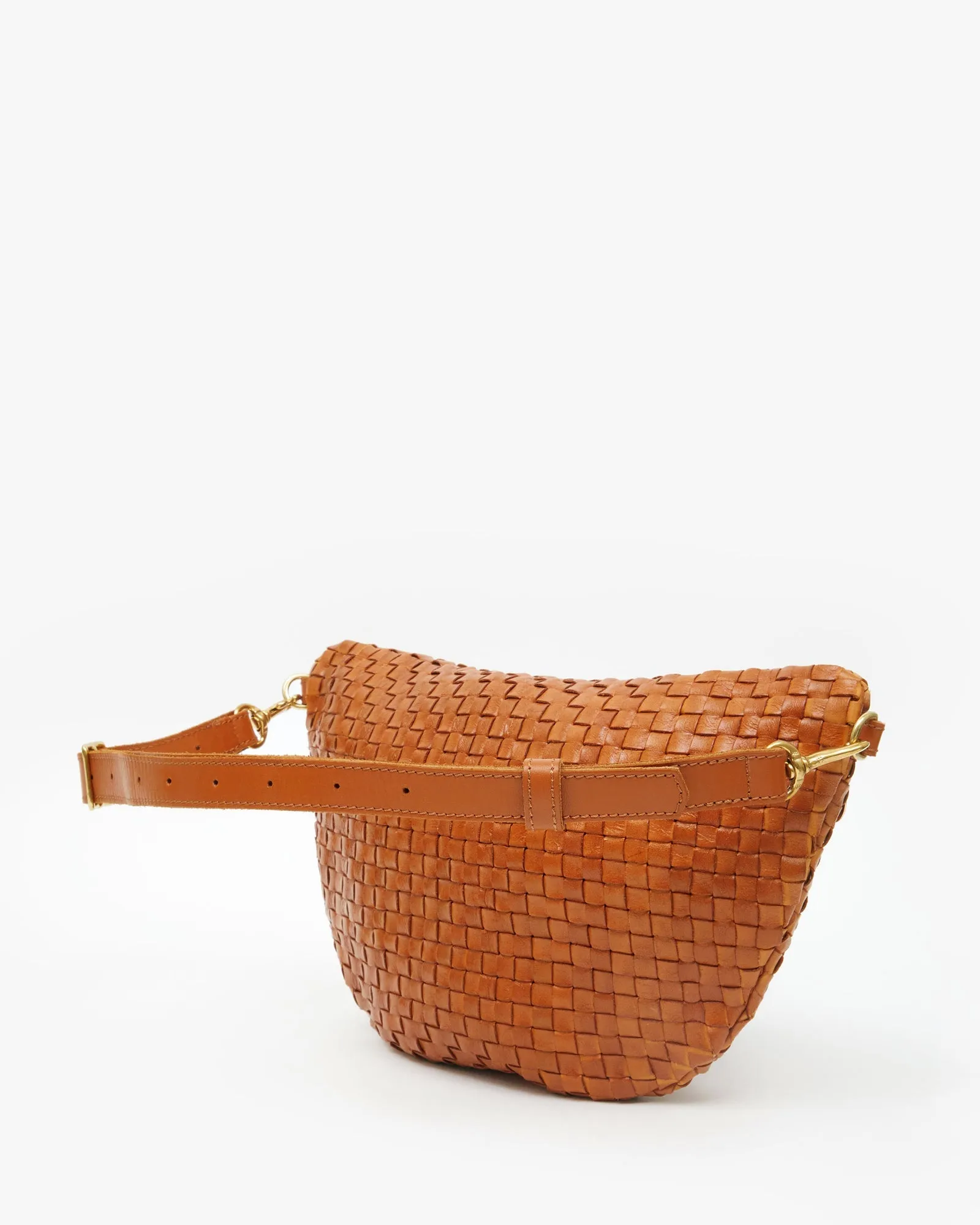 Grande Fanny Natural Woven Checker