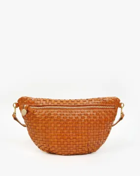 Grande Fanny Natural Woven Checker