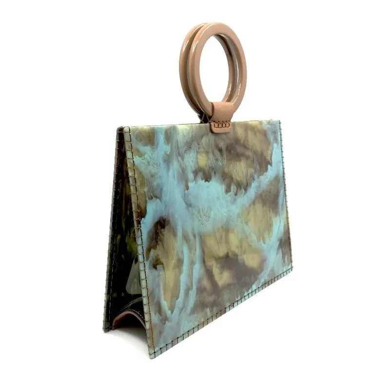 Green Marble Valise Bag