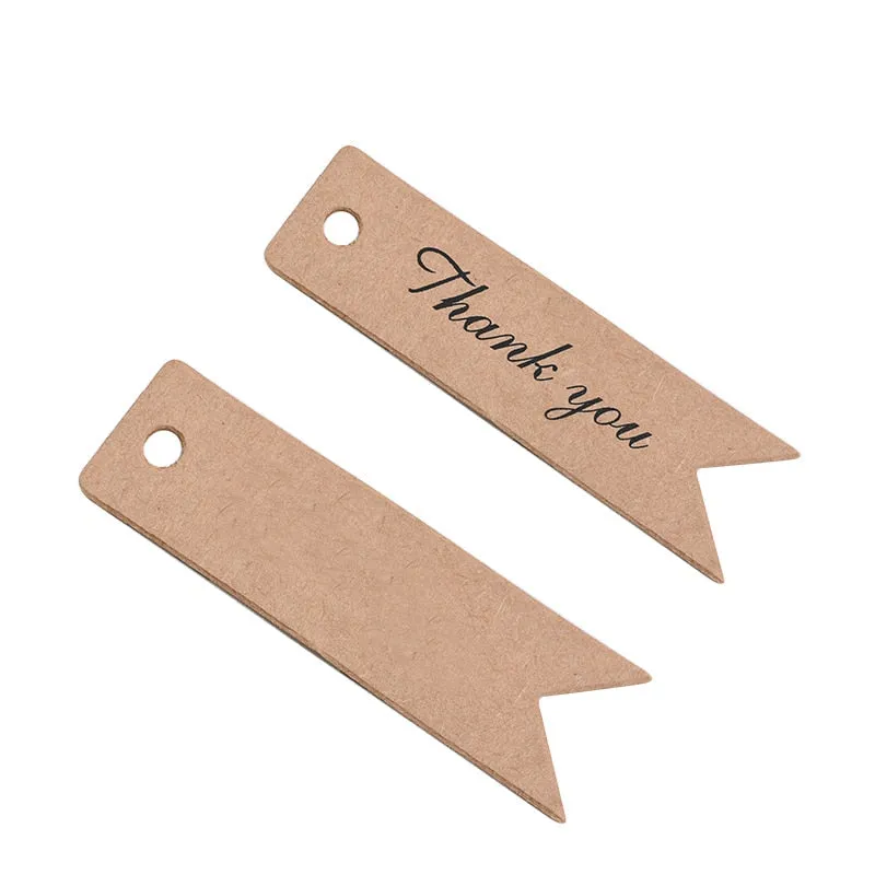 Handmade Hang Kraft Paper Tags (100pcs Packaging )