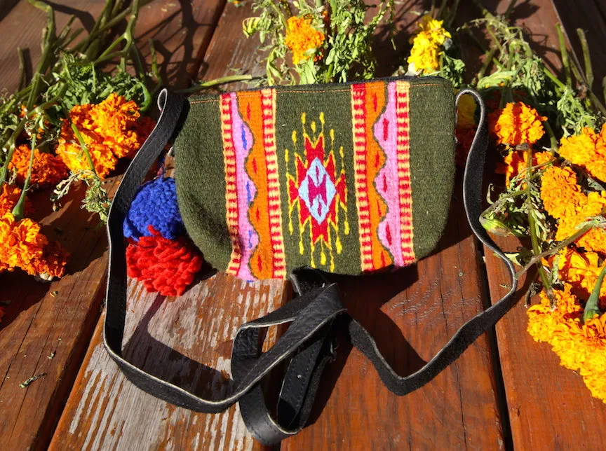 Handwoven Zapotec Cross-Body Clutch