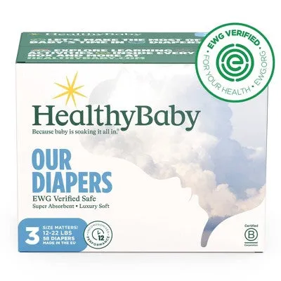 HealthyBaby Diapers - Size 3 - 58ct