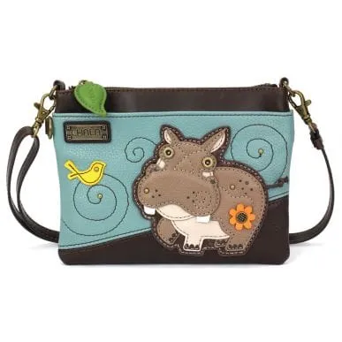 Hippo Collection Keychain/Coin Purse by Chala Vegan*