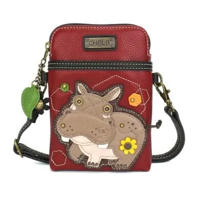 Hippo Collection Keychain/Coin Purse by Chala Vegan*