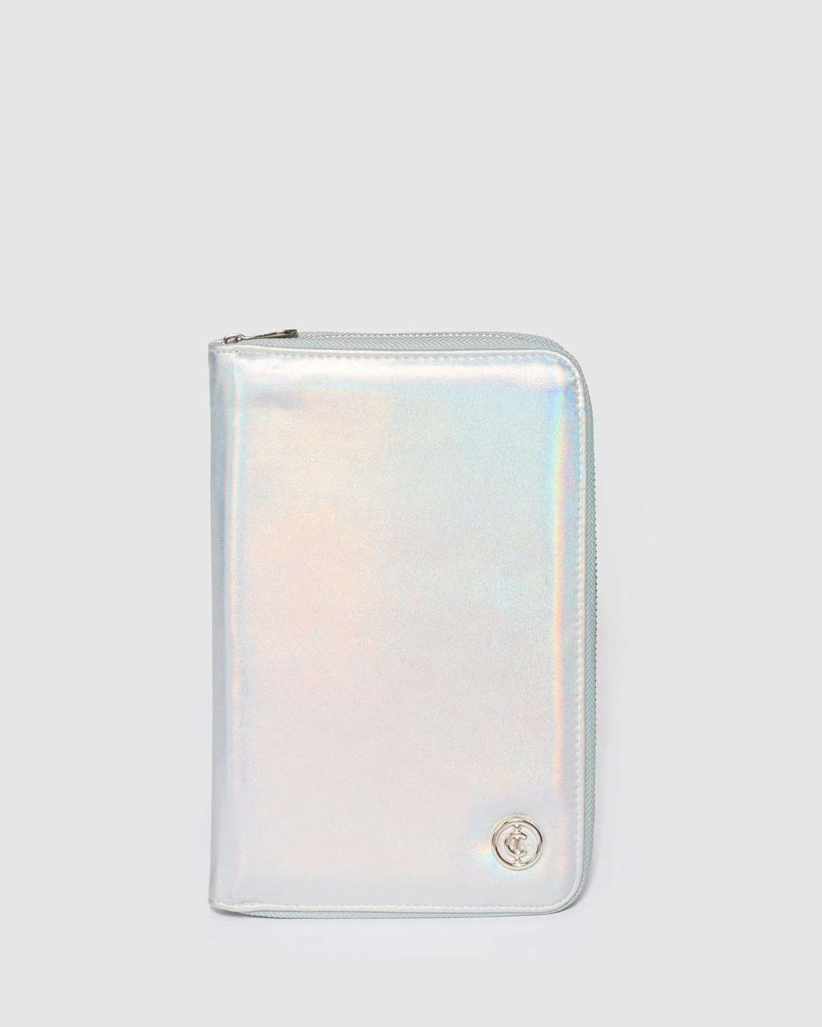 Holographic Talissa Plain Travel Wallet