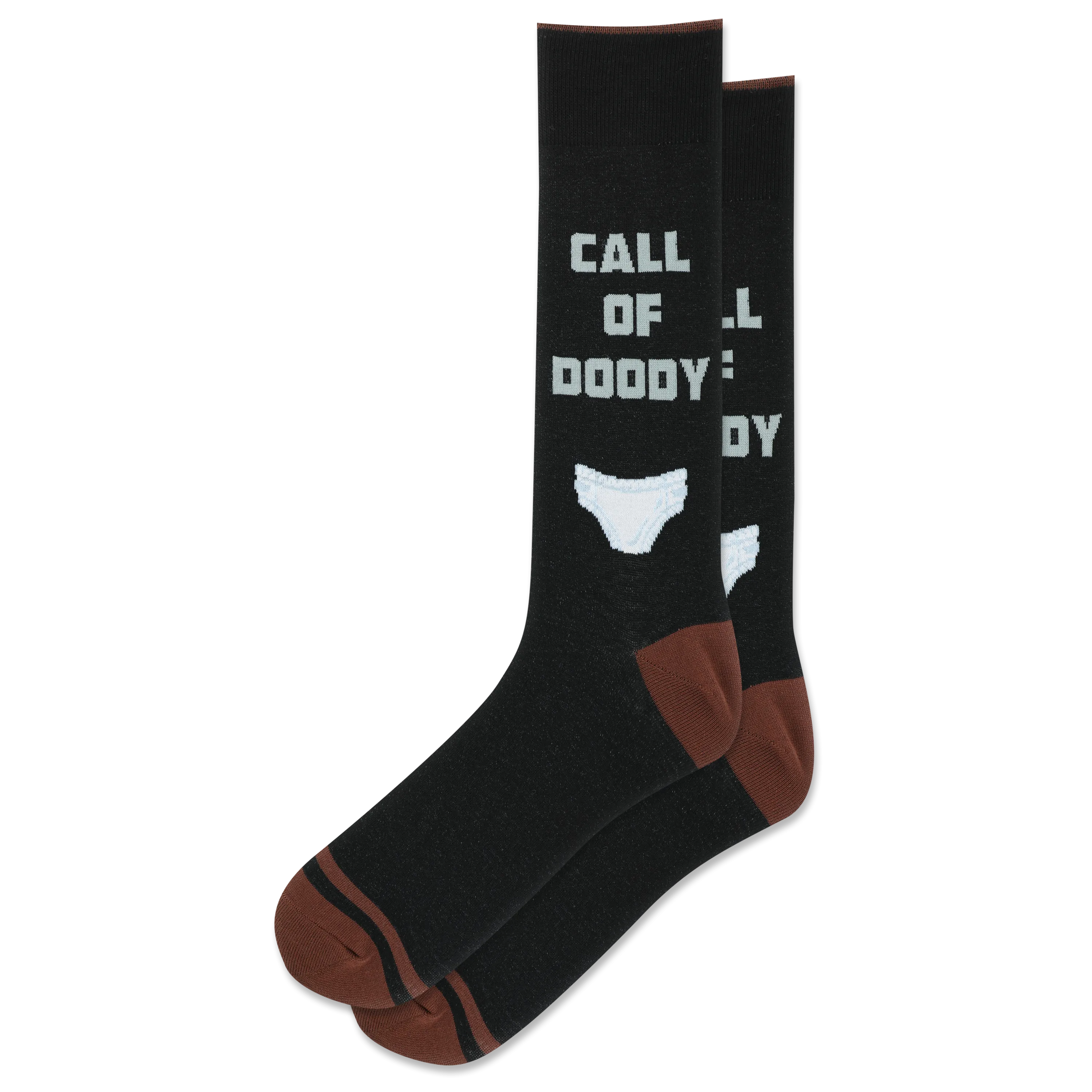 HOTSOX Men's Call of Doody Crew Sock