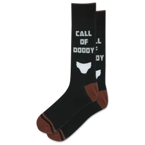 HOTSOX Men's Call of Doody Crew Sock