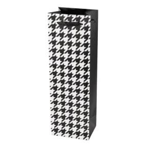 Houndstooth Wine Bag