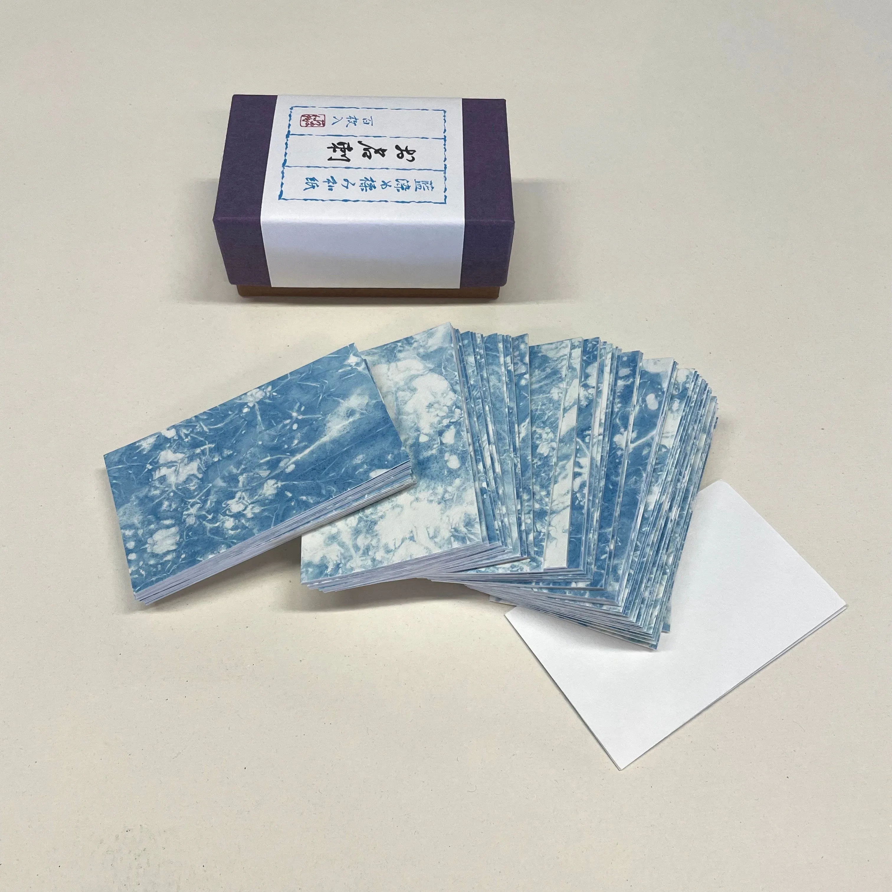 Indigo Shibori Business Cards