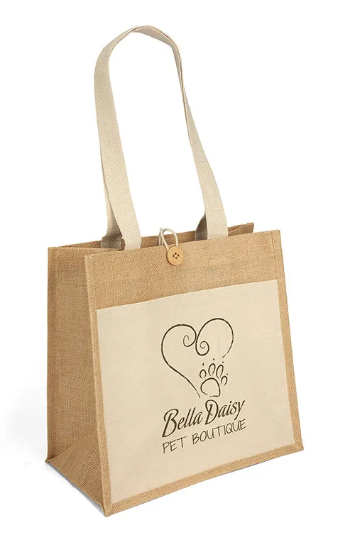 Izzy Jute-Cotton Tote