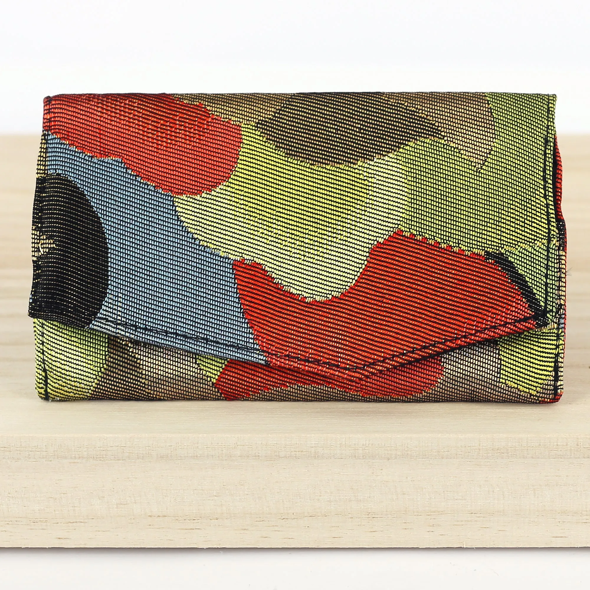 Japanese Kimono Business Card Holder | Upcycled from vintage textiles