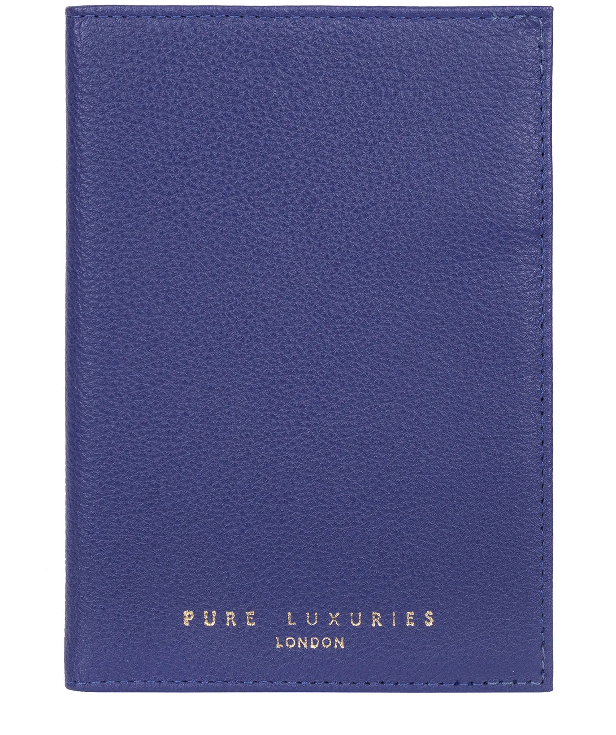 'Jet' Navy Blue Leather Passport Holder