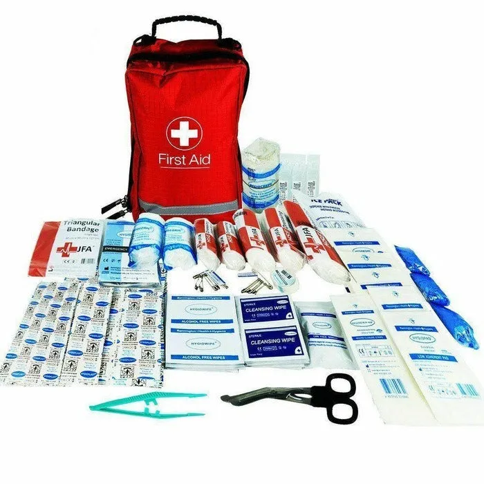 JFA Premium Red First Aid Kit Bag 200 Piece