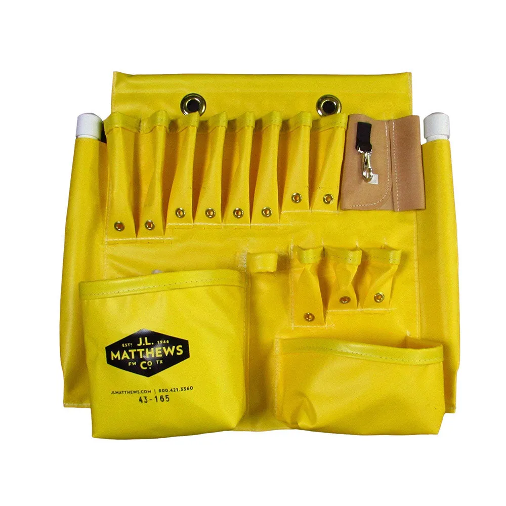 J.L.Matthews Vinyl Tool Apron Heavyduty Tool Holder - 43-165