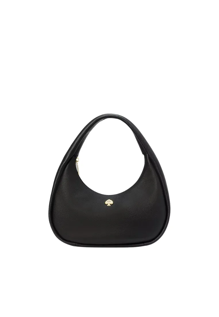 Kate Spade Kayla Crescent Shoulder Bag In Black KK054