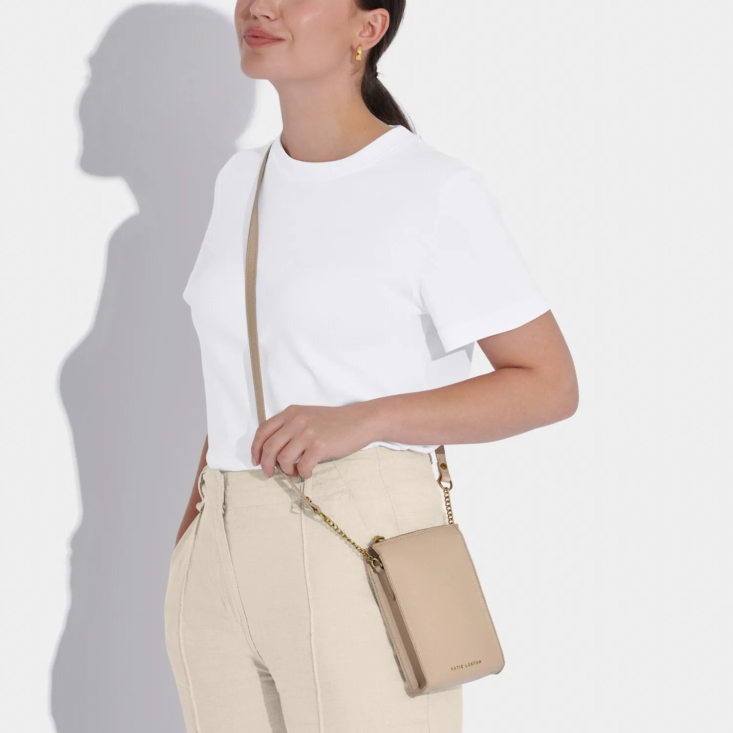 Katie Loxton Light Taupe Zana Slim Crossbody Bag KLB3245