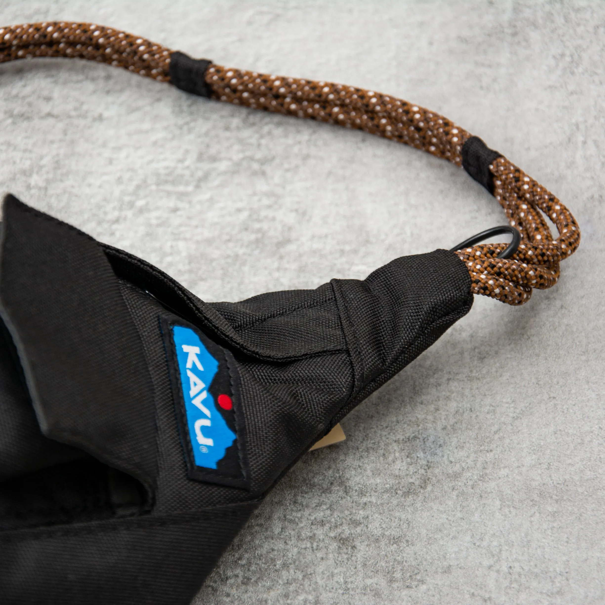 KAVU Mini Rope Sling - Jet Black