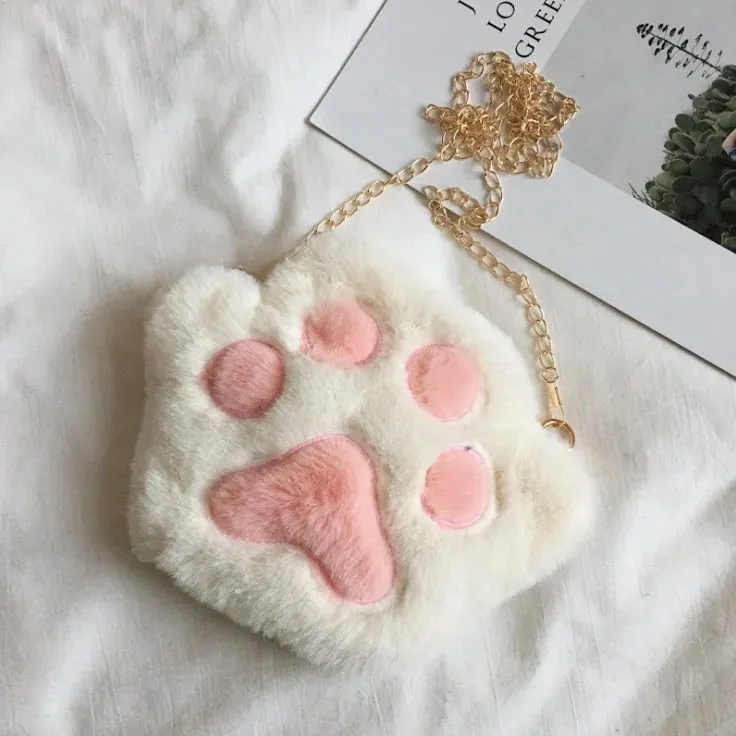 Kawaii Cat Paw Shoulder Bag  AD21069