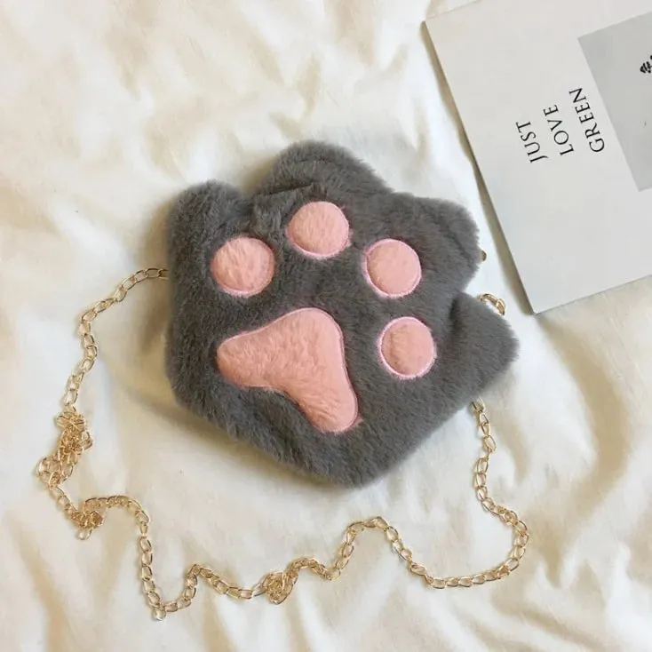 Kawaii Cat Paw Shoulder Bag  AD21069