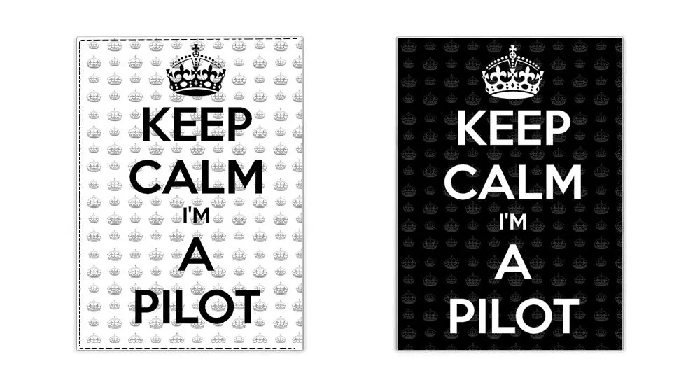 KEEP CALM I'M A PILOT -Passport Cover