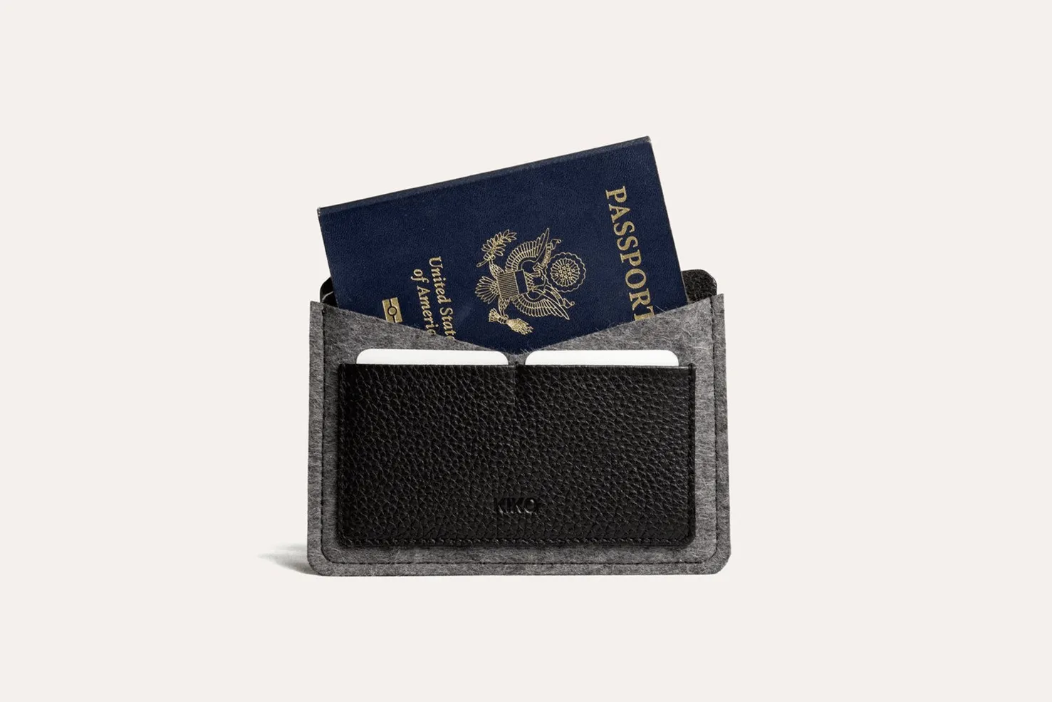 Kiko Leather Passport Holder