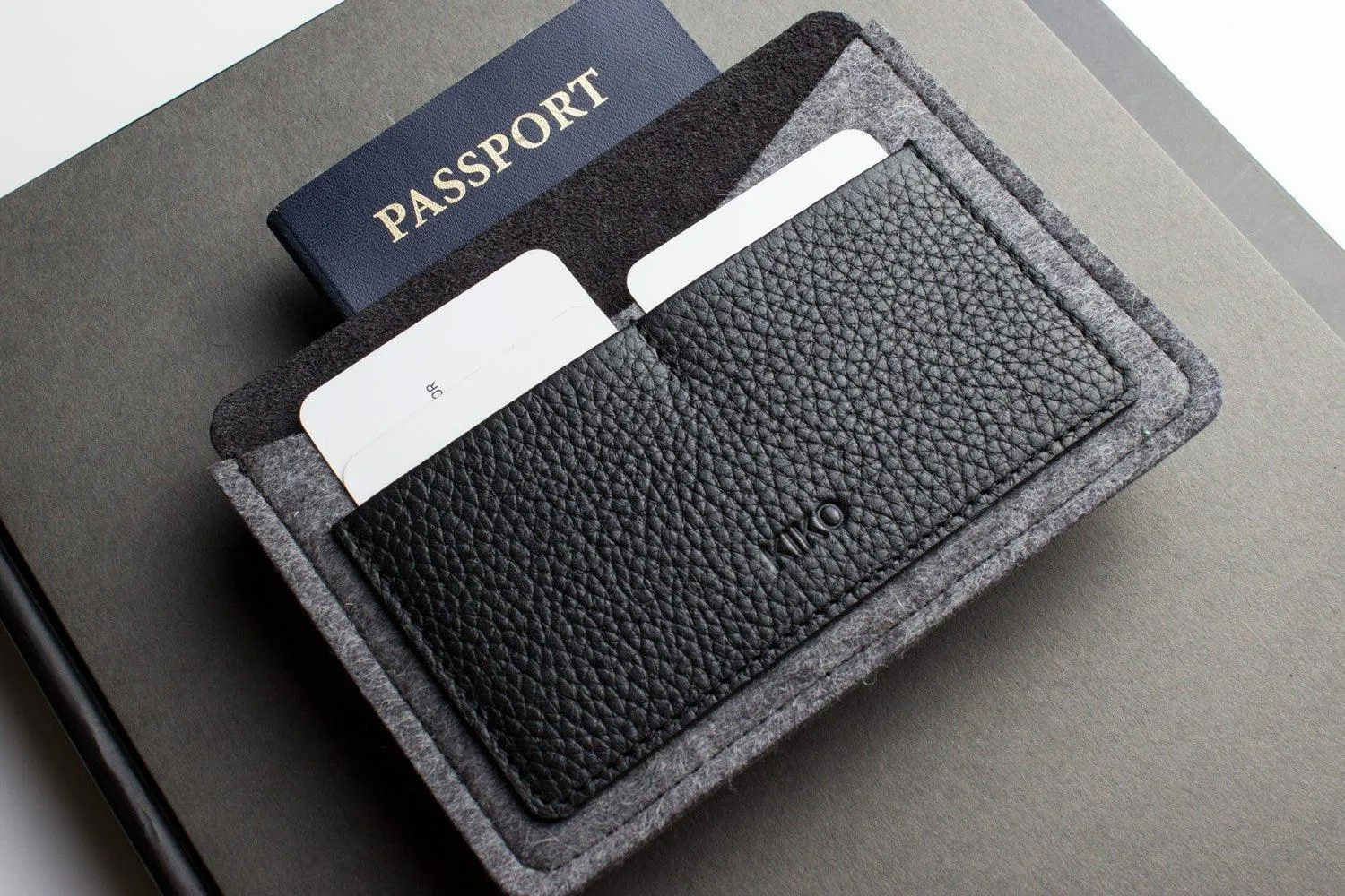 Kiko Leather Passport Holder