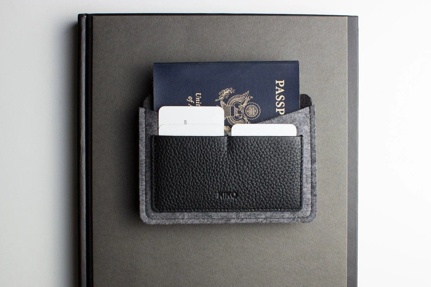 Kiko Leather Passport Holder