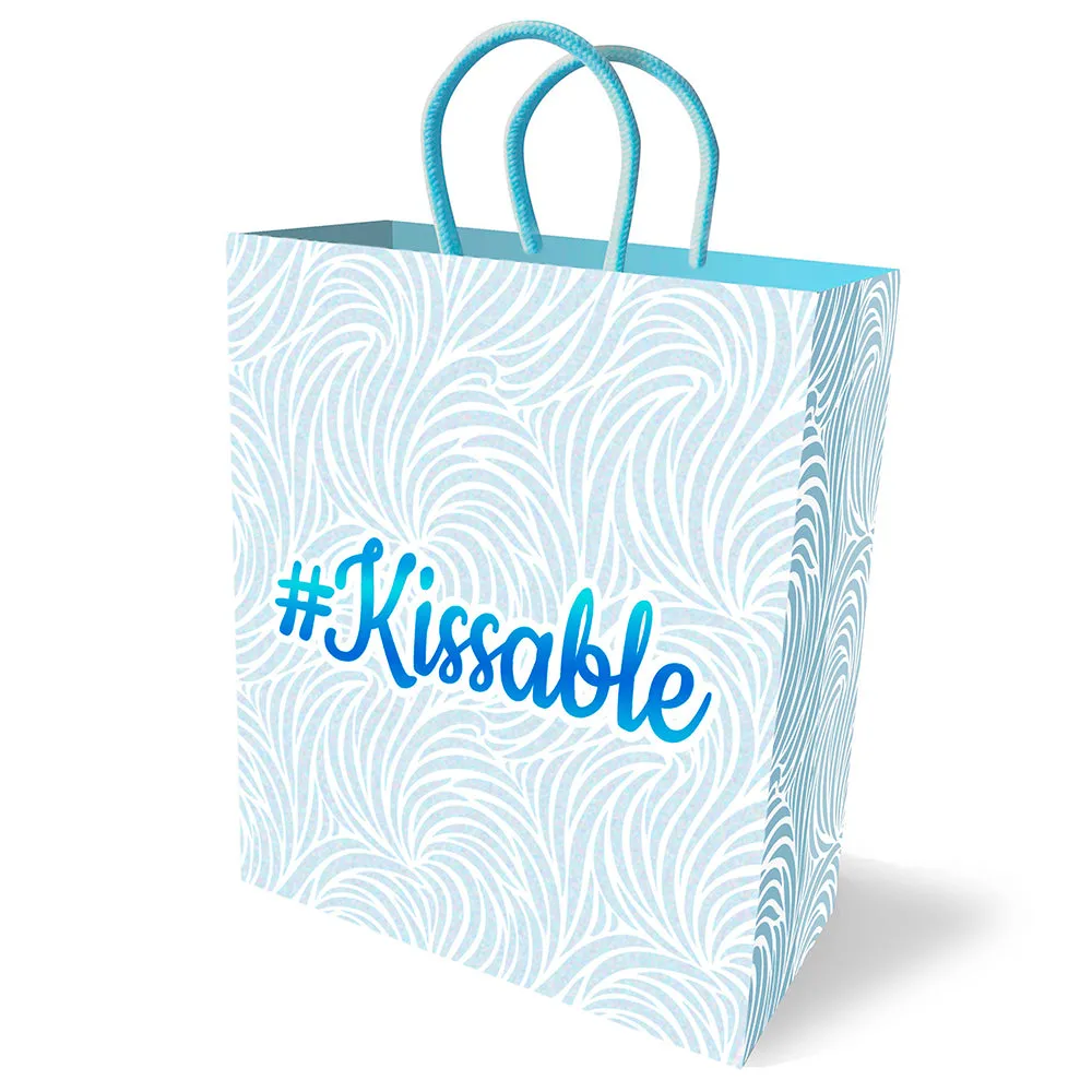 #Kissable Blue Gift Bag