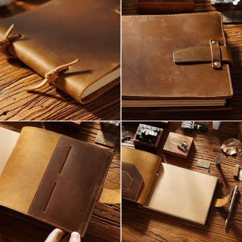 Landscape Leather Sketchbook