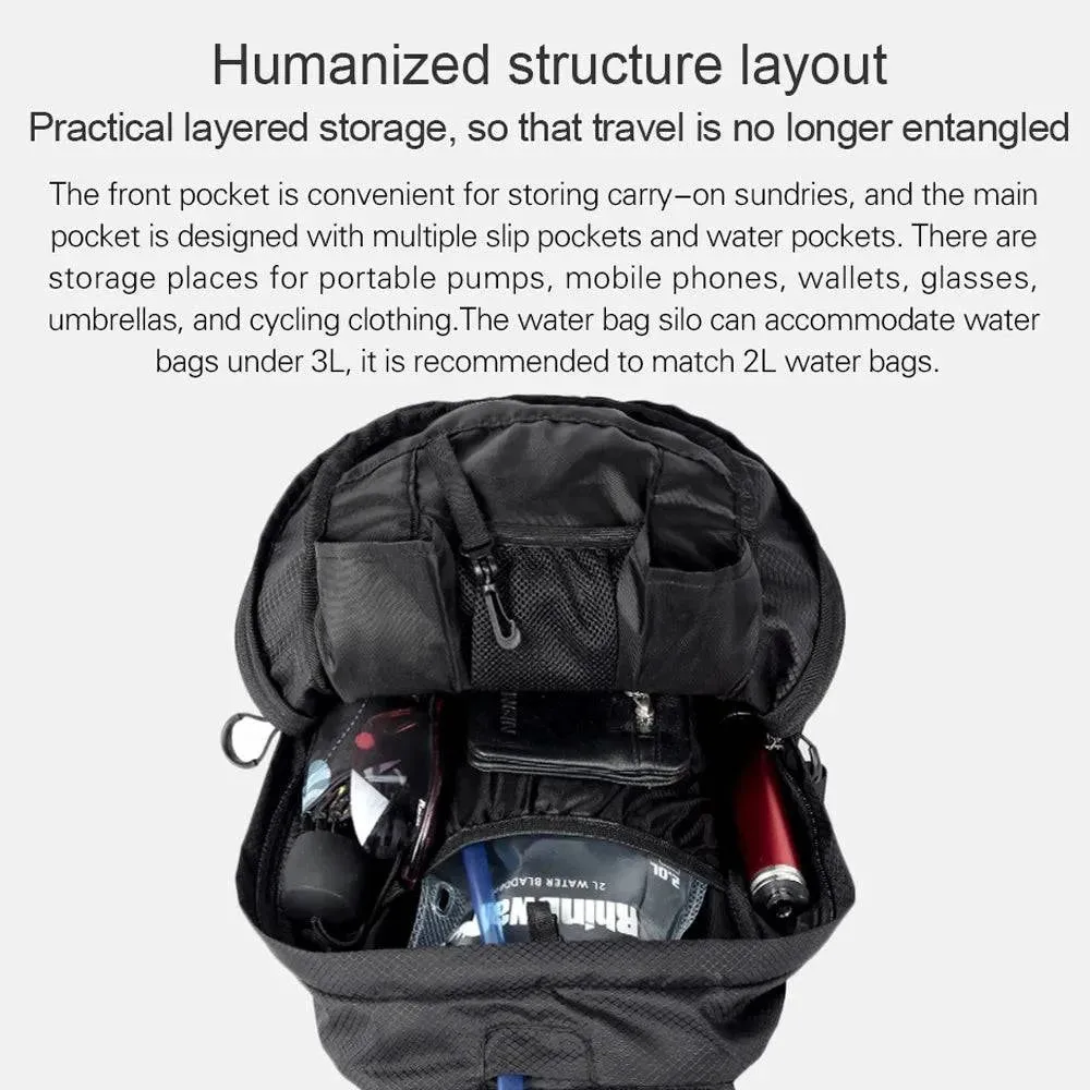 Large Capacity 20L Cycling Bag Outdoor Lightweight Sports Backpack AntiSplash Camping Backpack Bike Riding Shoulders Bag