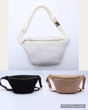 Large sherpa fanny pack - Assorted Colors