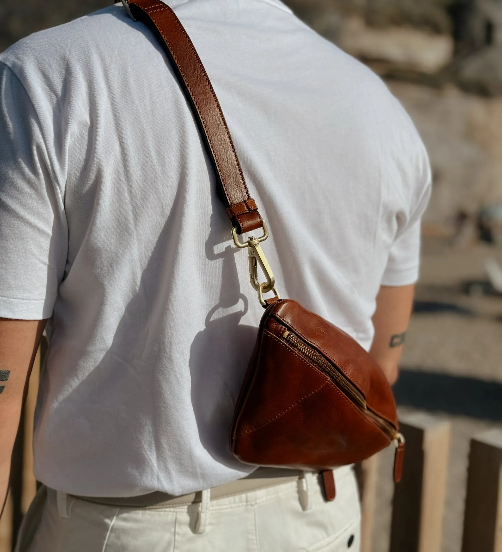 Leather Chest Bag – Tales of the City