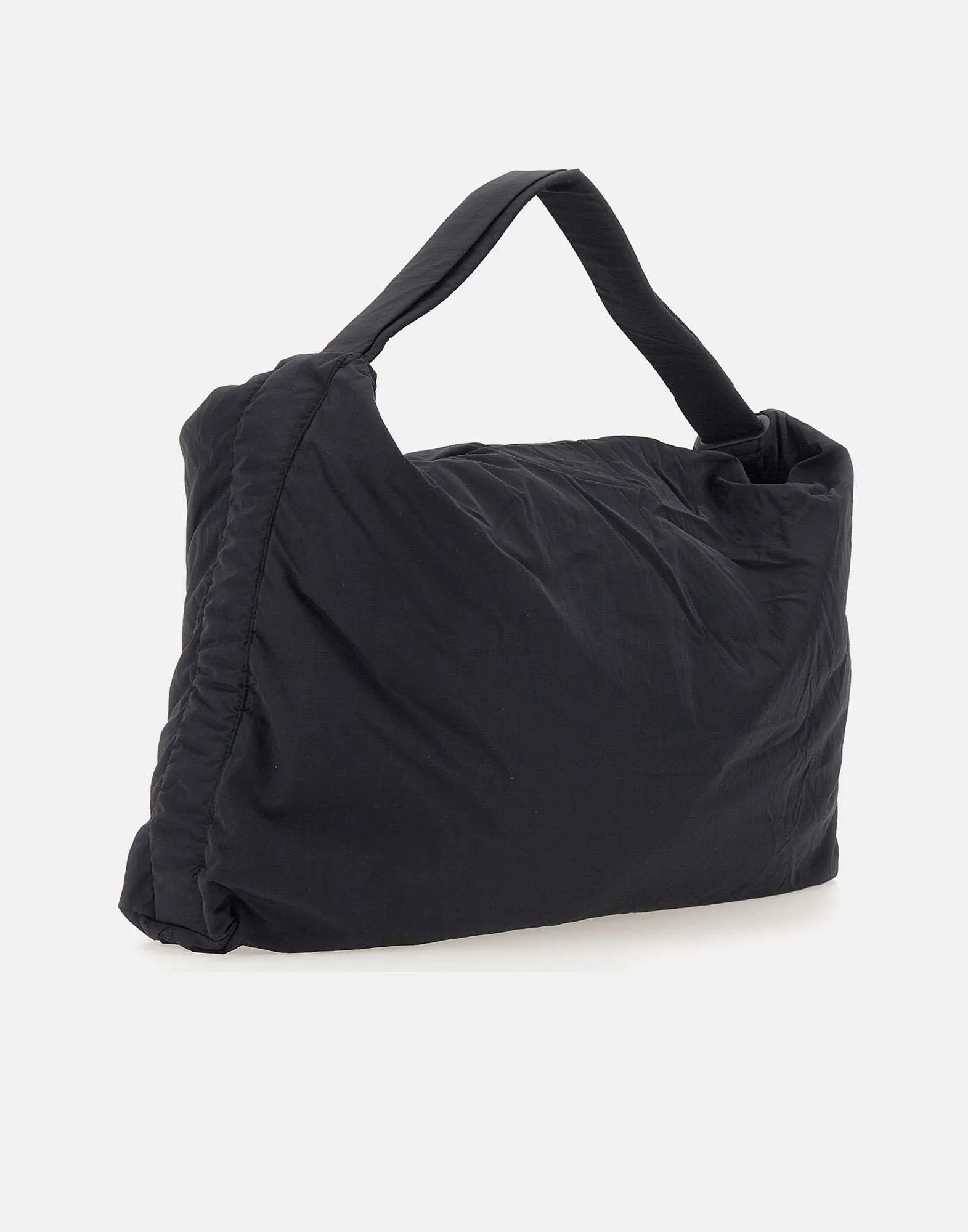 Lightweight Black Nylon Shoulder Bag