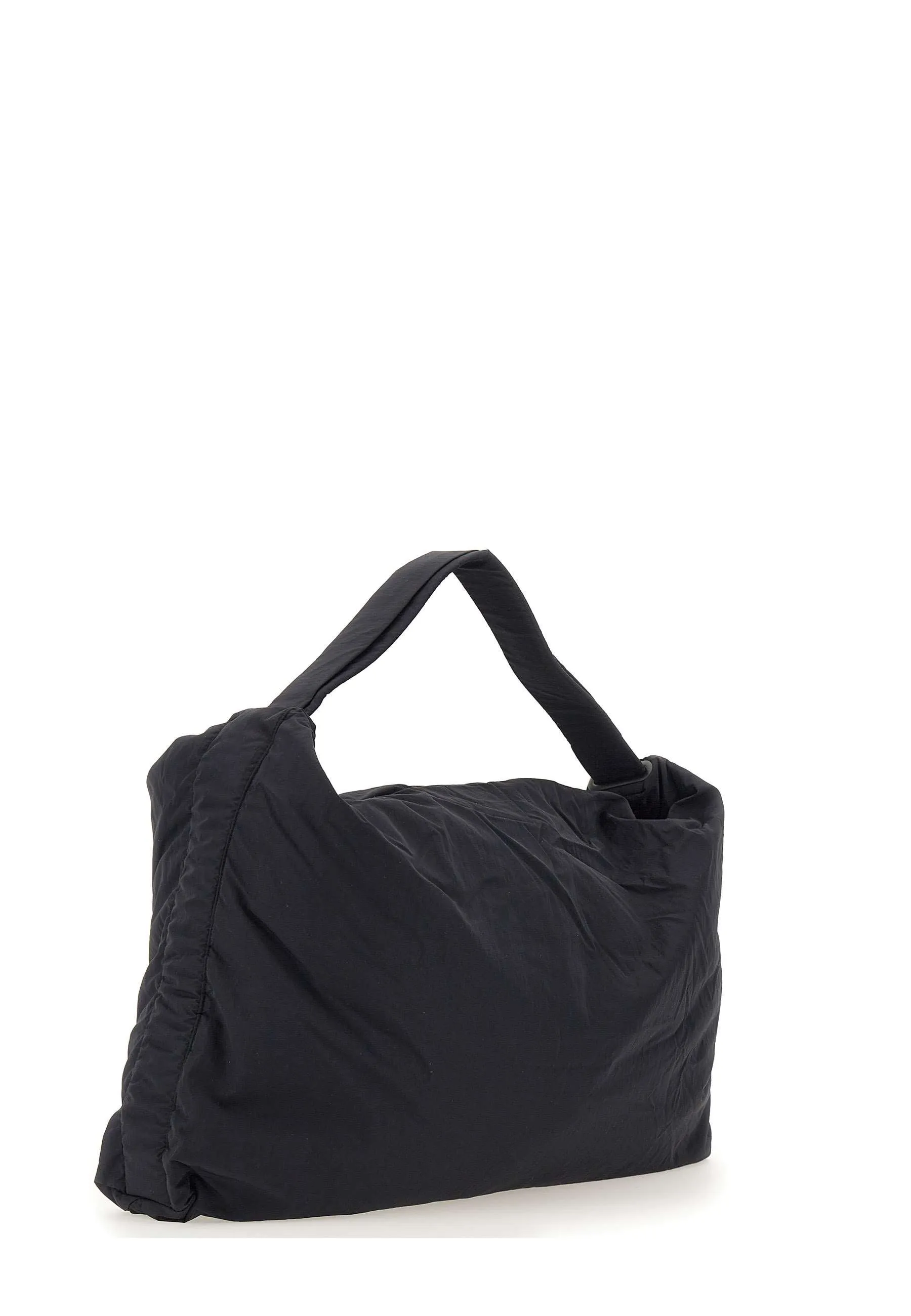 Lightweight Black Nylon Shoulder Bag