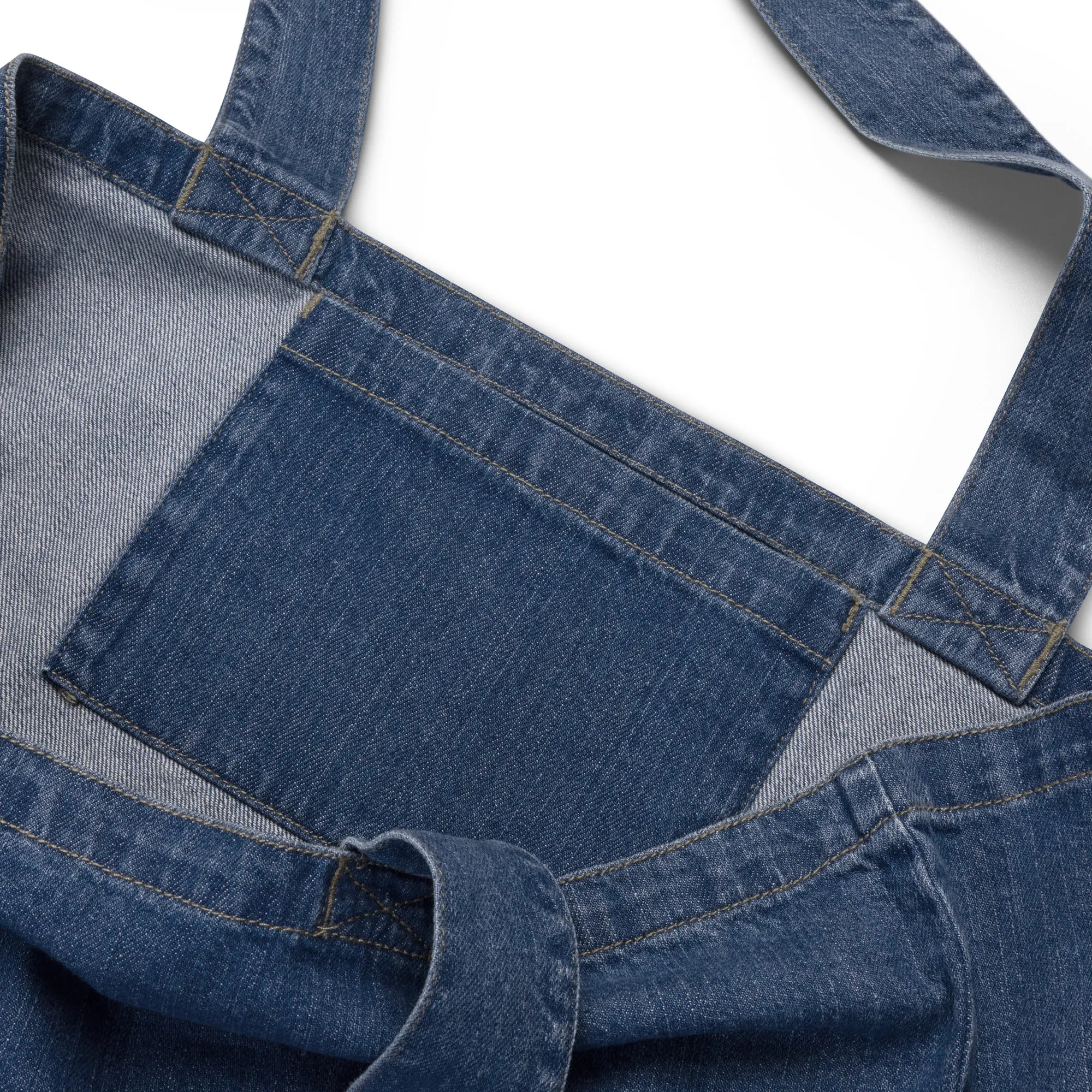 Lion Confidence, sustainable denim tote bag