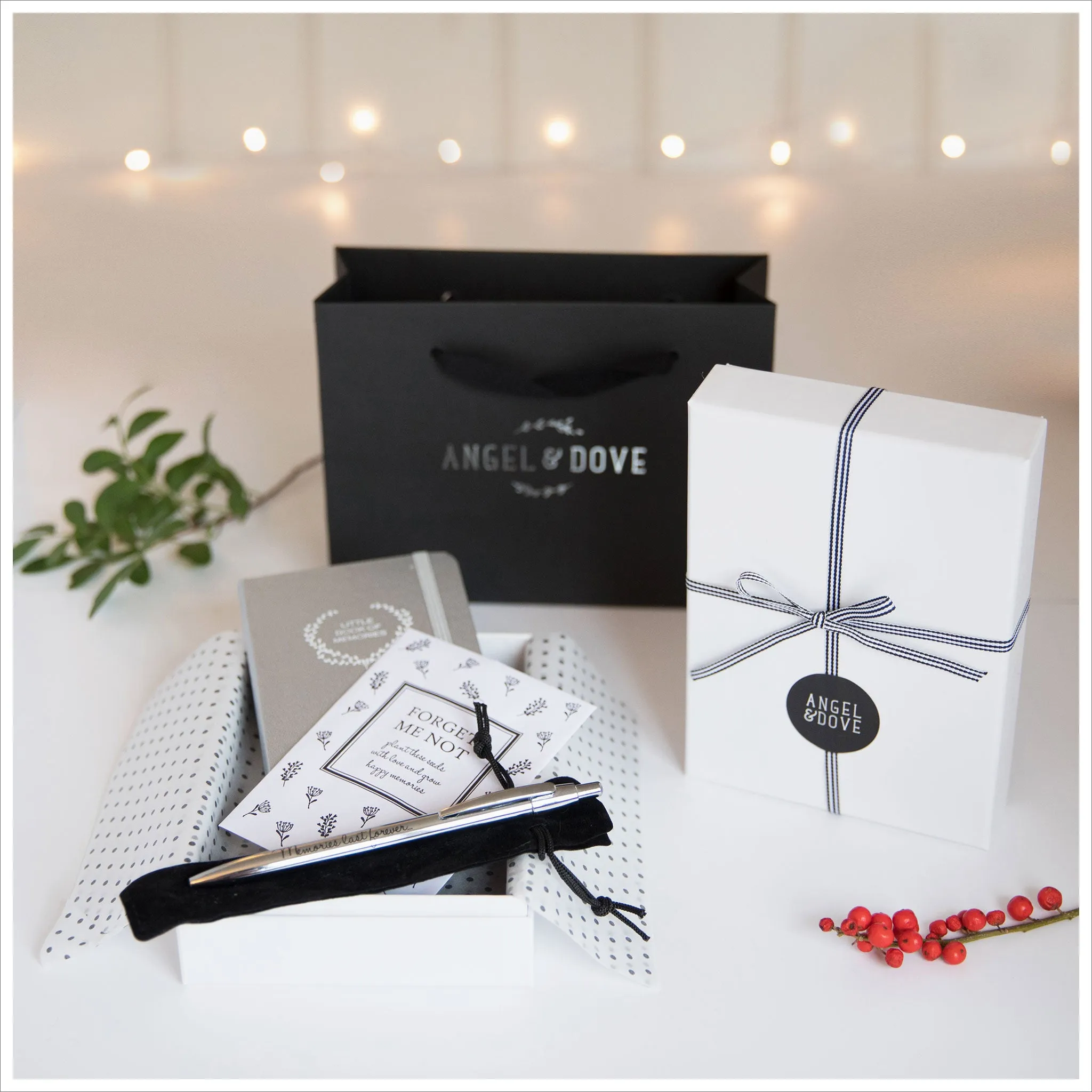 'Little Book of Memories' Sympathy Gift with Luxury Gift Box & Bag