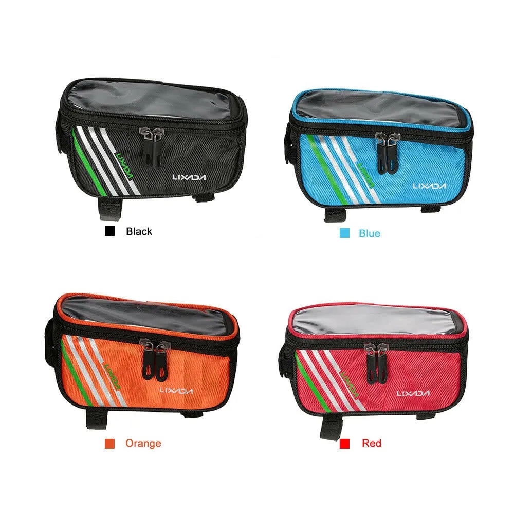 Lixada Cycling Front Tube Smartphone Bag