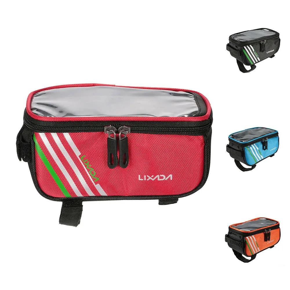 Lixada Cycling Front Tube Smartphone Bag