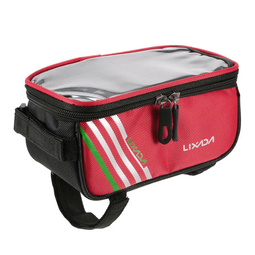 Lixada Cycling Front Tube Smartphone Bag