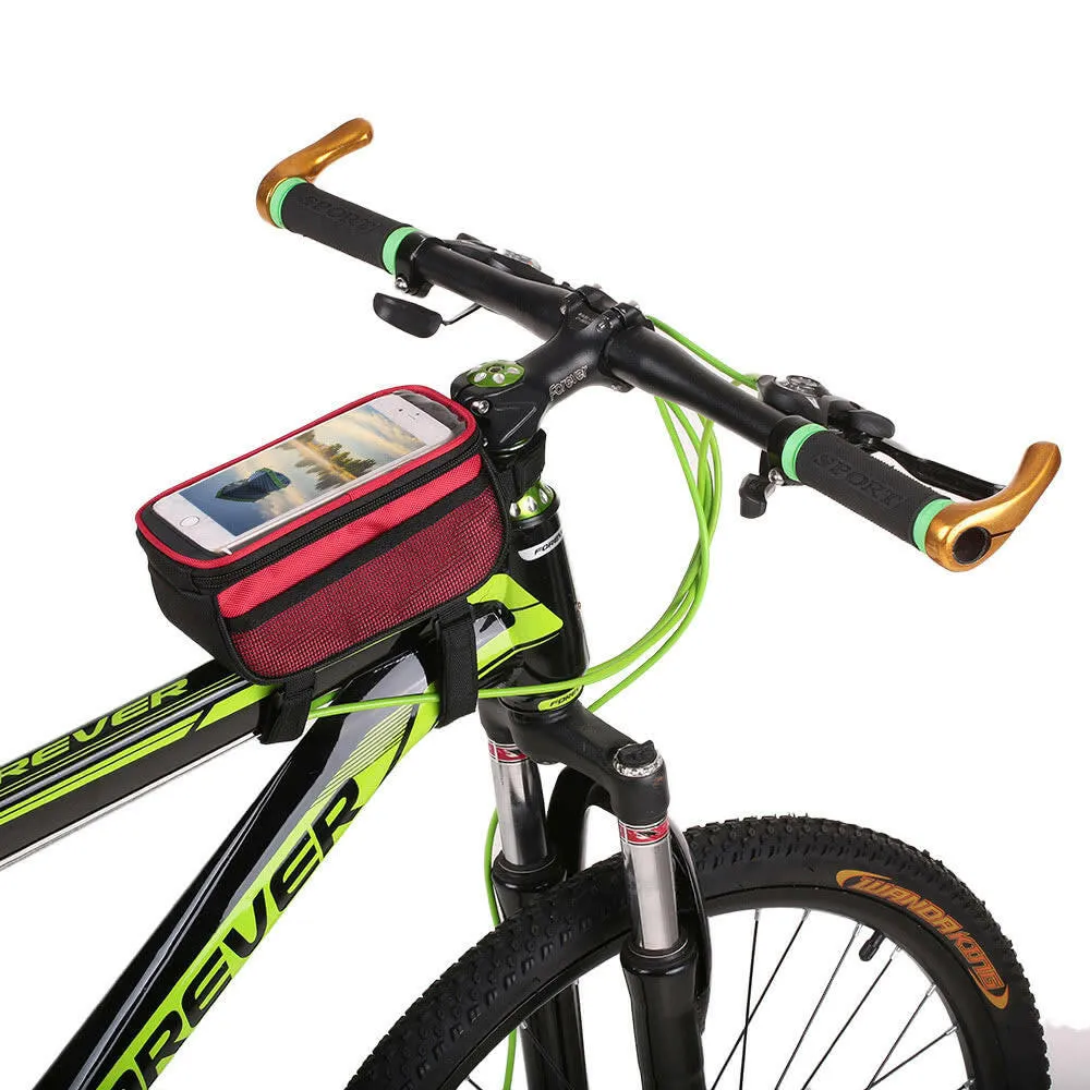 Lixada Cycling Front Tube Smartphone Bag