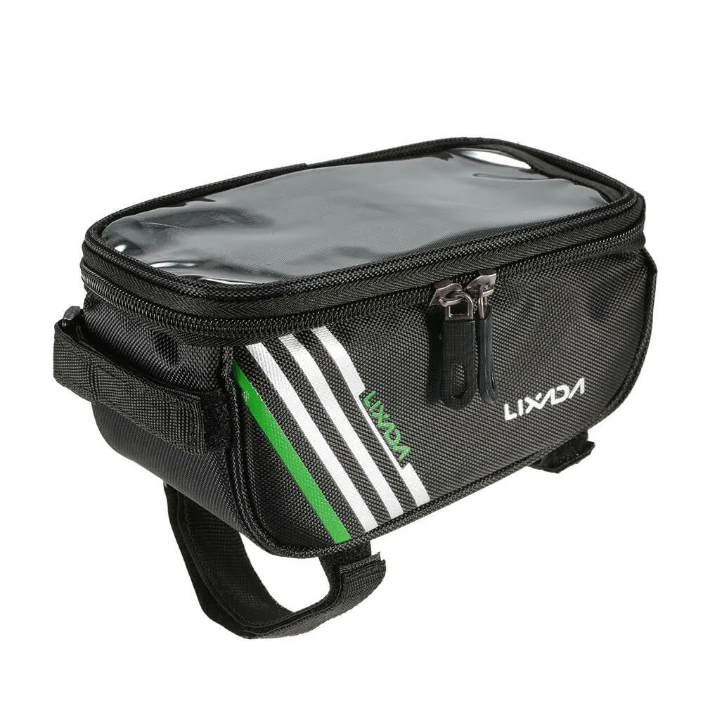 Lixada Cycling Front Tube Smartphone Bag