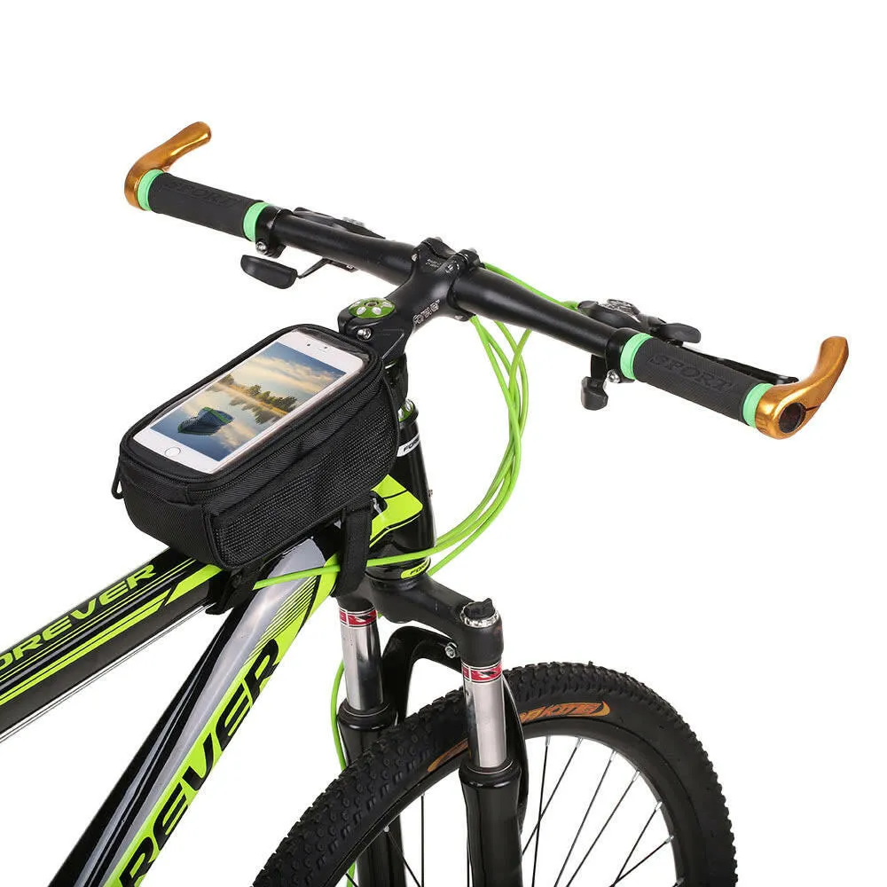 Lixada Cycling Front Tube Smartphone Bag