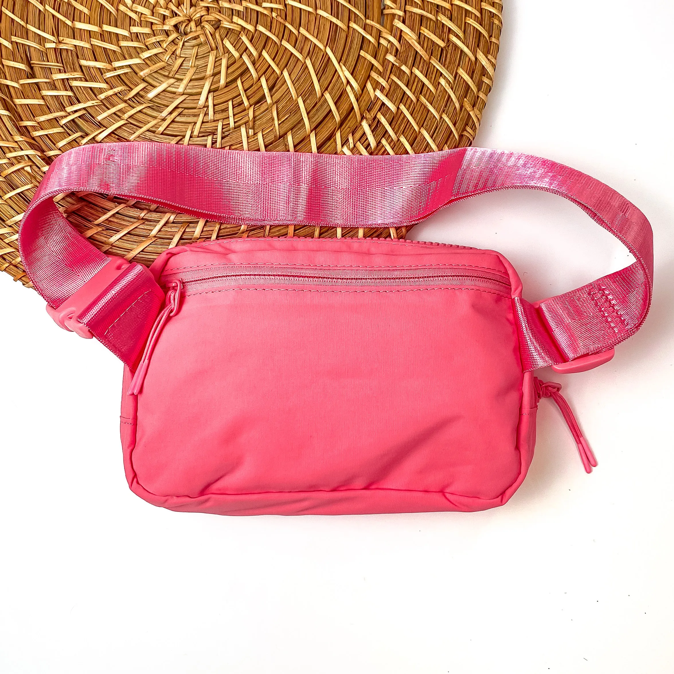 Love the Journey Fanny Pack in Watermelon Pink