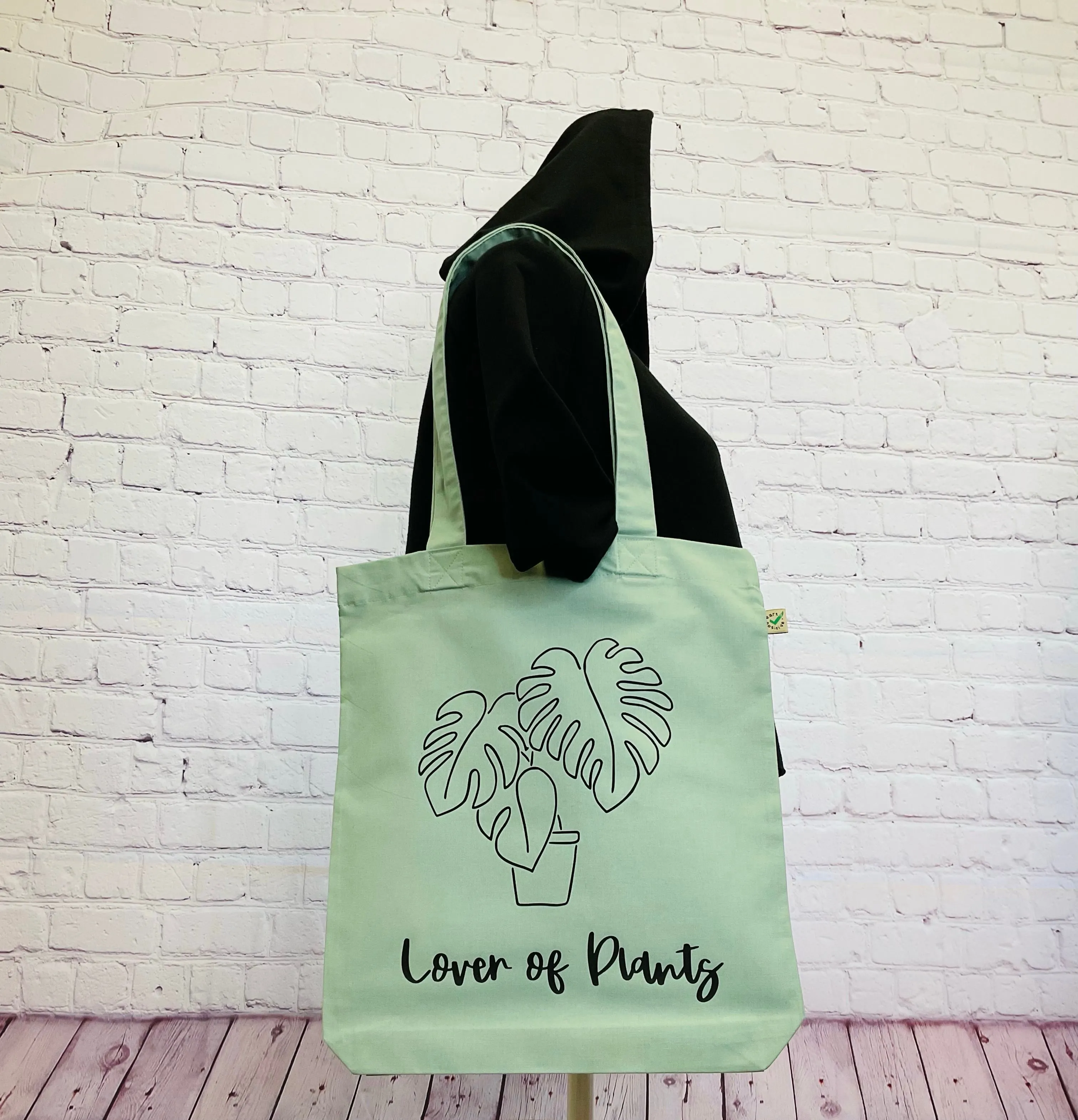 'Lover of Plants" Cotton Shopper/Tote Bag