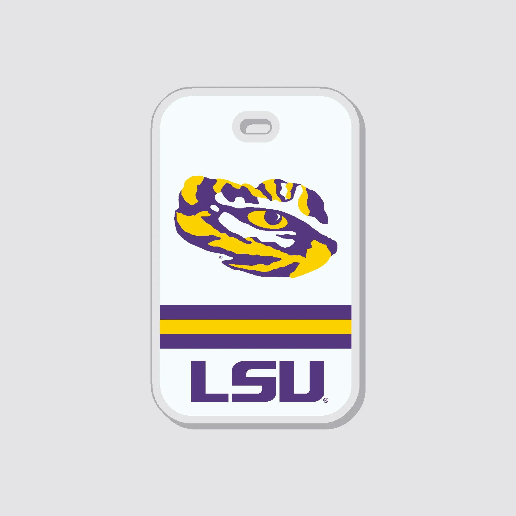 LSU  Luggage Tag