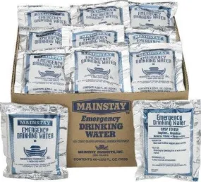 Mainstay Emergency Drinking Water 4.225 oz (60 Pack)