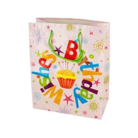 Medium Birthday Wishes Gift Bag ( Case of 48 )