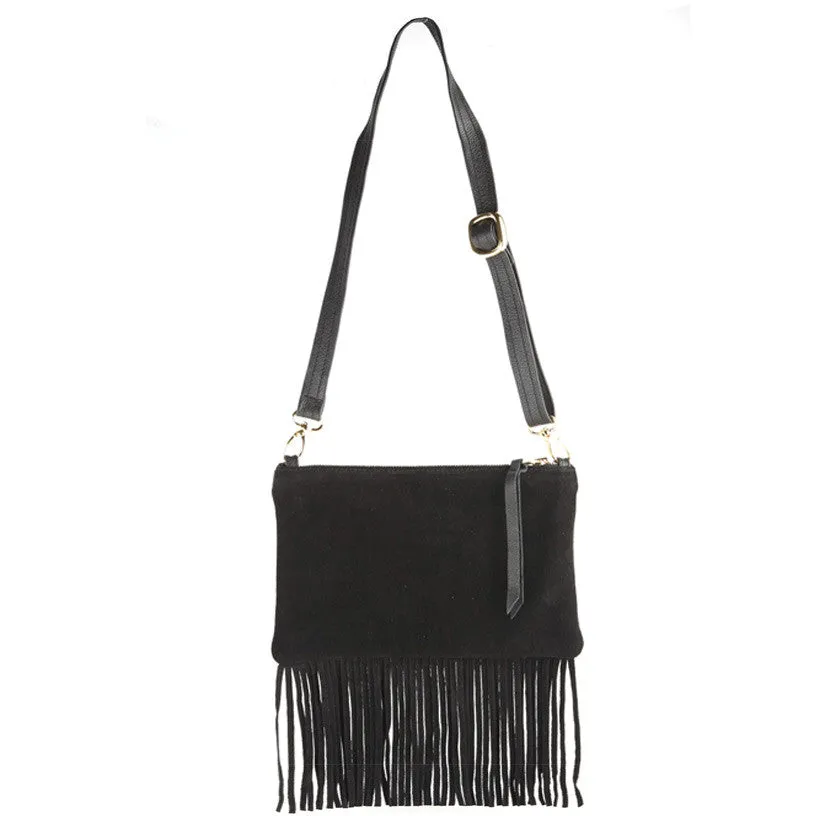 MINI FRINGE CROSS-BODY